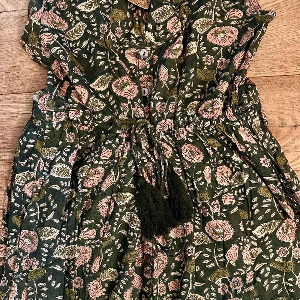 NATURAL LIFE Green Floral Midi Dress - Picture 5 of 9
